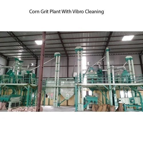 Maize Grit Making Machine With Vibro Cleaner